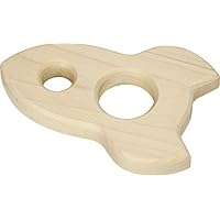 Rocket Shaped Maple Teether - Made in USA