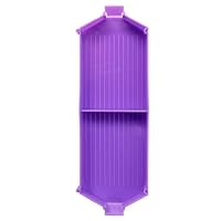 1PC Double-purpose Square Diamond Round Drill Storage Tray DIY Handmade Craft Diamond Painting Accessories - (Color: Purple)