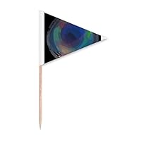 Abyss Hollow Planet Gloomy Toothpick Triangle Cupcake Toppers Flag