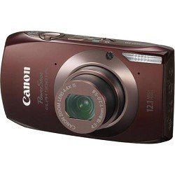 Canon PowerShot ELPH 500 HS 12.1 MP CMOS Digital Camera with Full HD Video and Ultra Wide Angle Lens (Brown)