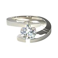 2.50Ct Round Cut Lab Created Diamond Wedding Women's Ring 925 Sterling Silver