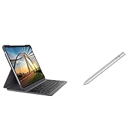 Logitech Slim Folio Pro Backlit Bluetooth Keyboard Case for iPad Pro 11-inch (1st, 2nd, 3rd, 4th gen - 2018, 2020, 2021, 2022) - Graphite Crayon Digital Pencil Fast USB-C Charge
