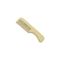 Wooden Hair Comb with Handle - 7.5