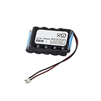 WEB-201 Controller-SUB-Battery W/Wire Leads & Connector, 12V, Battery, NIMH, 400MAH, 2/3AAA, Rechargeable, Substitute Battery for Honeywell Thermostat WEB-201 CONTROLL