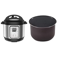 Instant Pot Duo Plus 9-in-1 Electric Pressure Cooker, Sterilizer, Slow Cooker, Rice Cooker, 6 Quart, 15 One-Touch Programs & Ceramic Non-Stick Interior Coated Inner Cooking Pot - 6 Quart