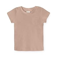 Colored Organics Infant Toddlers and Kids Organic Cotton Short Sleeve Crew Neck Tee Shirt