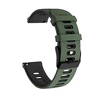 Silicone Straps For Compatible with most watches with 20MM 22mm straps
