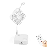 Foldaway Stand Floor Fan With Humidifier USB Rechargeable Adjustable Height Desk Fan For Bedroom Office Outdoor Folding Desk Fans Small Quiet Fan Usb