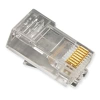 ICC ICMP8P8SRD Plug- 8p8c- Oval Entry- Solid- 100pk