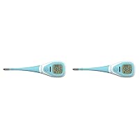 Safety 1st Quick Read 2-in-1 Thermometer, One Size, Blue (Pack of 2)