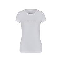 A｜X ARMANI EXCHANGE Armani Exchange Women's Sparkle Logo Cotton T-Shirt