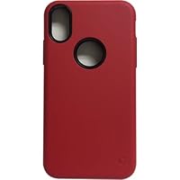 iPhone X, Triple Layer Protection, Hybrid Barlun Case for Apple iPhone X (Red)