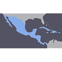 Mexico Central America Cuba GPS Map 2024 for Garmin Devices