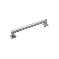 Hickory Hardware Studio Collection Pull 7-9/16 Inch (192mm) Center to Center Satin Nickel Finish (5 Pack)