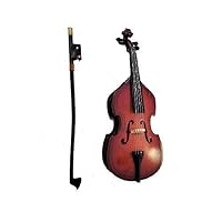 Melody Jane Dollhouse Double Bass & Bow Miniature Music Room Instrument 1:12