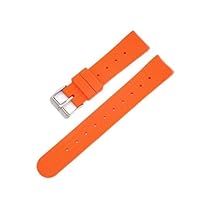 Waffle Soft Rubber Strap Diver Watch Band 20mm 22mm