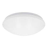 Maxxima 14 in. LED Flush Mount Ceiling Mushroom Light Fixture - Indoor Dimmable Dome Light, 3000K Warm White, 1600 Lumens, Ideal for Bedroom, Kitchen, and Entryway