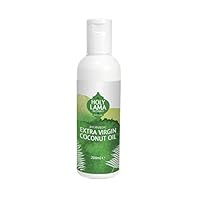 Naturals Ayurvedic Extra Virgin Pure Coconut Oil Suitable for All Skin Types SULPHATES & PARABENS FREE (200 ml / 6.76 fl oz)