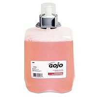 GOJO Industries Products - Luxury Foam Handwash Refill, 2000mL, Cranberry Scent - Sold as 1 CT - Refill is designed for GOJO FMX-20 push-style soap dispensers. Rich, gentle luxury foam handwash is pre-lathered for a convenient experience. Soap is designed for general, light-duty cleaning. Each refill has a fresh dispensing valve. Refill has a translucent pink color and cranberry fragrance.