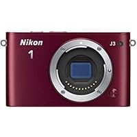 Nikon 1 J3 14.2 MP HD Digital Camera Body Only (Red)