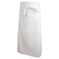 Mercer Culinary M61135WH 4-Sided Bistro Apron, White