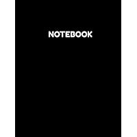 Notebook: Black Cover - Size (8.5 x 11 inches) 120 Pages: Journal Lined Paper Notebook: Black Cover - Size (8.5 x 11 inches) 120 Pages: Journal Lined Paper Paperback