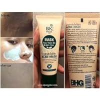 BK MASK + ACNE MASK Tea Tree Oil Clear skin without acne 35 Gram