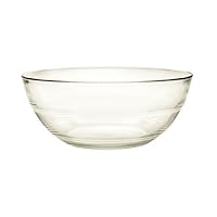 Duralex Made In France Lys -1/2-Quart Clear Round Bowl, Set of 6