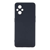 for Oppo A96 5G Case, Soft TPU Back Cover Shockproof Silicone Bumper Anti-Fingerprints Full-Body Protective Case Cover for Oppo Reno 7Z (6.43 Inch) (Black)
