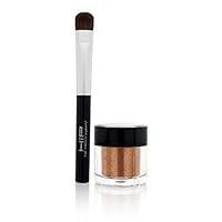 L'Oreal HIP High Intensity Pigments Shocking Shadow Pigments with Professional Brush Eye Shadows, 812 Phosphorescent