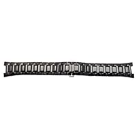 SEIKO Genuine Black Tone Polished Finish 22mm Watch Bracelet