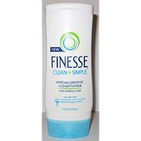 Finesse Clean + Simple Conditioner, Hypoallergenic, For Normal Hair, 10 Oz (Pack of 3) by Lornamead