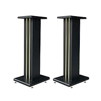 2Pcs Wooden Speaker Stands, Surround TV Platform Equipment and Home Theater Stand, for Home Theater Series (Size : 40Cm) (15cm) Beautiful Scenery (90cm)