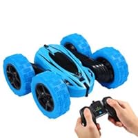 Remote Control Car-RC Stunt Car Toy, Double Sided 360°Rotating Tumbling Rechargeable Car, High Speed 2.4Ghz Remote Control Race Car, 4WD Off Road Vehicle, Great Gift for Kids(Blue)