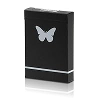 Butterfly Playing Cards (Black and White) Limited Edition Rare Marked Deck by Ondrej Psenicka