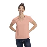 Women's Classic Cotton V-Neck T-Shirts - Versatile, Comfortable and Moisture-Wicking, Multiple Choices Flattering Fit on Body