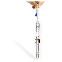 Crystal Wand Healing Tool - Etheric Weaver® Pendant with Magnets & Gold-Fill Wire - 7