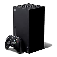 Gloss Black - Vinyl Decal Mod Skin Kit by System Skins - Compatible with Microsoft Xbox Series X Console (XBX)