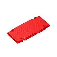 Gobricks GDS-1008 Technical Compatible with Lego 64782 All Major Brick Brands Toys,Building Blocks,Technical Parts,Assembles DIY (4 PCS,21 Red(010))