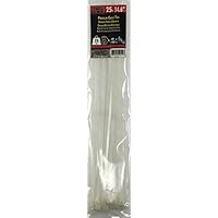5-9512 14.6-Inch Cable Ties, Standard Duty, Natural, 25-Pack