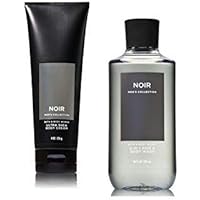Bath and Body Works Men's Collection Ultra Shea Body Cream & 2 in 1 Hair and Body Wash NOIR.