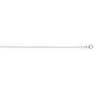 14ct White Gold 1.9mm Round Cable Chain Necklace With Lobster Clasp Jewelry for Women - Length Options: 41 46 51