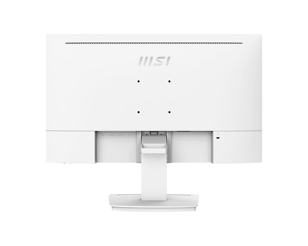 MSI 24” IPS FHD (1920 x 1080) Non-Glare with Super Narrow Bezel 100HZ 1ms 16:9 with Tilt Stand (Pro MP243XW), White
