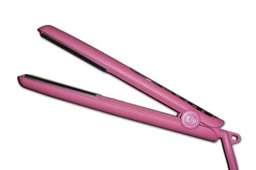 U9 Goddess Pink 1 Inch Ionic Tourmaline Ceramic Hair Straightener Flat Iron Styler