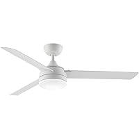 Xeno Wet 56 inch Indoor/Outdoor Ceiling Fan with LED Light Kit - Matte White