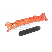 GPM For Traxxas 1/10 Maxx 4WD Monster Truck Upgrade Parts Aluminum Battery Hold-Down - 2Pc Set Orange