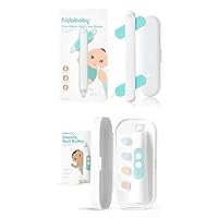 Frida Baby Grooming Bundle | 3-in-1 Nose, Nail, Ear Picker + Electric Nail Buffer: Clean Baby's Boogers, Ear Wax, Nail Gunk & Trim Nails Safely