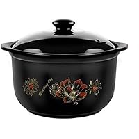 Ceramic Casserole Earthen Pot Clay Pot for Cooking Ceramic Cookware - High Temperature Resistance, Delicious Upgrade, Rich Nutrition, Essential for Kitchen