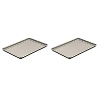 Cuisinart Chef's Classic Nonstick Bakeware 15-Inch Baking Sheet, Champagne (Pack of 2)