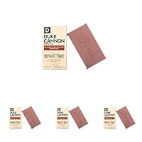 Duke Cannon Supply Co. Big Ass Brick of Soap - Superior Grade, Extra Large Men's Bar Soap with Masculine Scents, Body Soap, All Skin Types, 10 oz (Pack of 4)